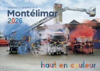 calendrier-pompier-Montélimar personnalisé